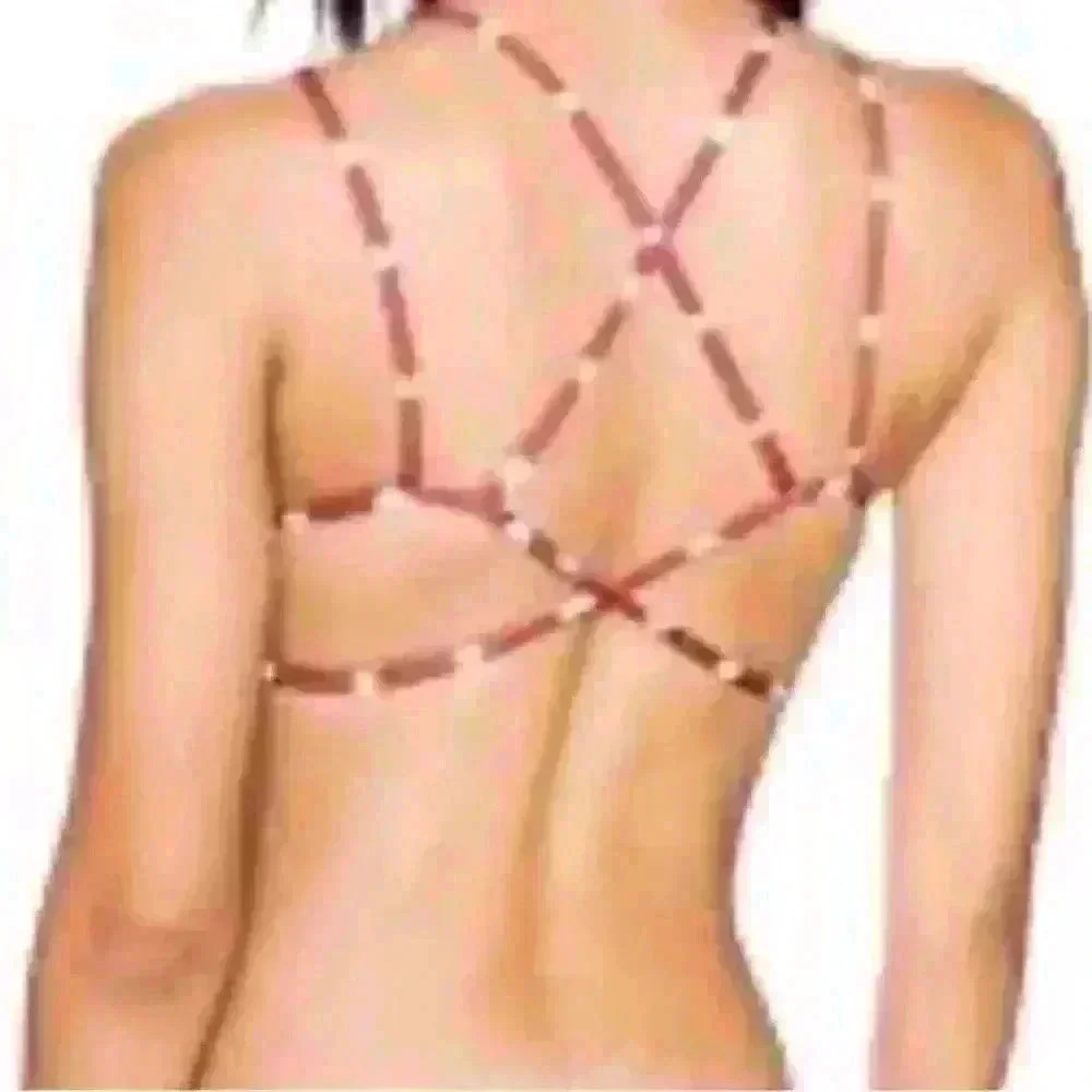 NWT Frankie’s Bikinis Marley 2 MAROON tie dye top size XS extra small